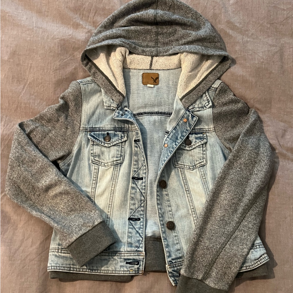 Denim Sweatshirt from American Eagle